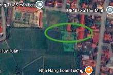 Đất có quy hoạch ở xã Tân Minh, huyện Ý Yên, tỉnh Nam Định