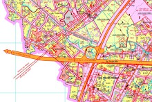 Bản đồ quy hoạch sử dụng đất xã Thuận Thành, huyện Cần Giuộc, tỉnh Long An thời kỳ 2021 - 2030