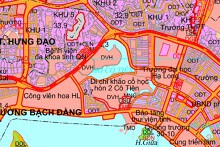 Bản đồ quy hoạch sử dụng đất phường Bạch Đằng, thành phố Hạ Long, tỉnh Quảng Ninh