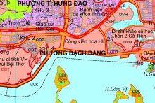 Bản đồ quy hoạch giao thông phường Bạch Đằng, thành phố Hạ Long, tỉnh Quảng Ninh