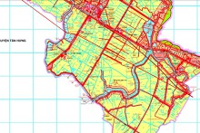 Bản đồ quy hoạch sử dụng đất huyện Vĩnh Hưng, tỉnh Long An đến năm 2030