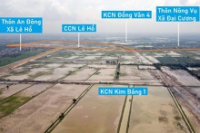 Hà Nam: KCN Kim Bảng 1 đã xong 99% mặt bằng, có thể xây dựng từ tháng 8/2025