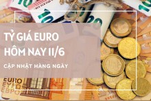 Tỷ giá euro ngày 11/6: Điều chỉnh trái chiều tại ngân hàng, chợ đen quay đầu giảm