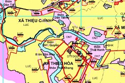 Bản đồ quy hoạch sử dụng đất xã Thiệu Hoà, Thiệu Hoá, Thanh Hoá
