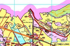 Bản đồ quy hoạch sử dụng đất xã Thiệu Long, Thiệu Hoá, Thanh Hoá