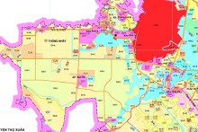 Bản đồ quy hoạch giao thông thị trấn Thống Nhất, huyện Yên Định, tỉnh Thanh Hoá