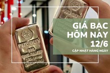 Giá bạc hôm nay 12/6: Giảm đồng loạt trong nước và thế giới