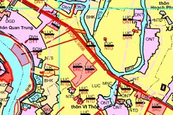 Bản đồ quy hoạch sử dụng đất xã Thiệu Phúc, Thiệu Hoá, Thanh Hoá