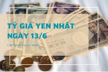 Tỷ giá yen Nhật hôm nay 13/6: Tăng đồng loạt tại ngân hàng và chợ đen