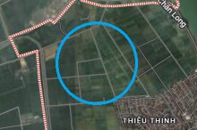 Đất có quy hoạch ở xã Thiệu Thịnh, Thiệu Hoá, Thanh Hoá