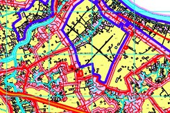 Bản đồ quy hoạch giao thông xã Bình Trinh Đông, huyện Tân Trụ, tỉnh Long An