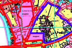 Bản đồ quy hoạch sử dụng đất thị trấn Tân Trụ, huyện Tân Trụ, tỉnh Long An
