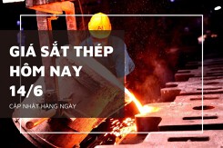 Giá sắt thép xây dựng hôm nay 14/6 giảm do chịu sức ép từ căng thẳng địa chính trị