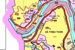 Bản đồ quy hoạch sử dụng đất xã Thiệu Toán, Thiệu Hoá, Thanh Hoá