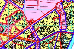 Bản đồ quy hoạch giao thông xã Tân Phước Tây, huyện Tân Trụ, tỉnh Long An