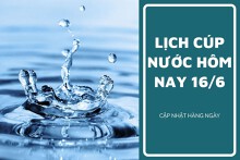 Lịch cúp nước TP HCM ngày 16/6: Quận 8 và quận 1 tạm ngưng cấp nước trong buổi sáng