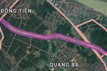 Đường sẽ mở theo quy hoạch ở xã Thiệu Viên, Thiệu Hoá, Thanh Hoá (Phần 1)