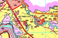 Bản đồ quy hoạch sử dụng đất xã Thiệu Vũ, Thiệu Hoá, Thanh Hoá