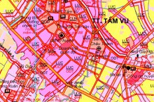 Bản đồ quy hoạch giao thông thị trấn Tầm Vu, huyện Châu Thành, tỉnh Long An đến năm 2030