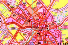 Bản đồ quy hoạch sử dụng đất thị trấn Tầm Vu, huyện Châu Thành, tỉnh Long An đến năm 2030