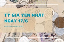 Tỷ giá yen Nhật hôm nay 17/6: Giảm nhẹ tại ngân hàng, chợ đen biến động trái chiều