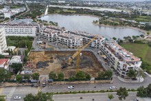 [Photostory] Tổ hợp Hacom Mall đang xây dựng của Thành Đông Ninh Thuận tại Phan Rang - Tháp Chàm