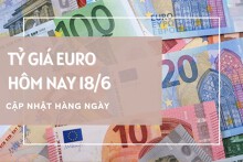 Tỷ giá euro ngày 18/6: Đồng loạt giảm ở phần lớn ngân hàng và chợ đen