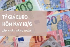 Tỷ giá euro ngày 18/6: Đồng loạt giảm ở phần lớn ngân hàng và chợ đen