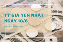 Tỷ giá yen Nhật hôm nay 18/6: Đồng loạt giảm tại ngân hàng và chợ đen