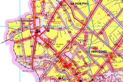 Bản đồ quy hoạch giao thông xã Hòa Phú, huyện Châu Thành, tỉnh Long An đến năm 2030