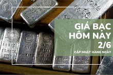 Giá bạc hôm nay 2/6: Thế giới phục hồi nhẹ, trong nước lặng sóng phiên đầu tuần
