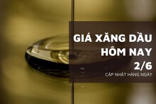 Giá xăng dầu hôm nay 2/6: Đồng loạt tăng mạnh