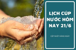 Lịch cúp nước TP HCM ngày 21/6 đến sáng ngày 22/6: Quận 10 và quận 6 gián đoạn cấp nước vào rạng sáng ngày cuối tuần
