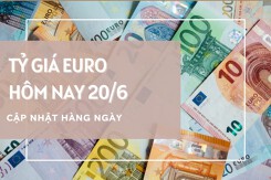 Tỷ giá euro ngày 20/6: Bật tăng mạnh hơn 100 đồng tại ngân hàng và chợ đen