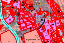Bản đồ quy hoạch giao thông thị trấn Bến Lức, huyện Bến Lức, tỉnh Long An