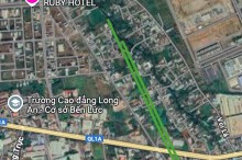 Đường sẽ mở ở thị trấn Bến Lức, huyện Bến Lức, tỉnh Long An