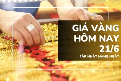 Giá vàng hôm nay 21/6: Vàng SJC bật tăng 300.000 đồng/lượng phiên cuối tuần