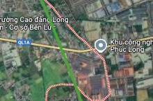 Đường sẽ mở ở xã Long Hiệp, huyện Bến Lức, tỉnh Long An