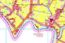 Bản đồ quy hoạch sử dụng đất xã Thanh Vĩnh Đông, huyện Châu Thành, tỉnh Long An đến năm 2030