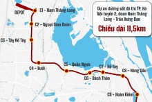Dự kiến khởi công metro Nam Thăng Long-Trần Hưng Đạo vào tháng 10