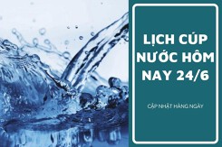 Lịch cúp nước TP HCM ngày 24/6 đến sáng ngày 25/6 quận 6 tạm ngưng cấp nước lúc nửa đêm