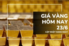Giá vàng hôm nay 23/6: Vàng SJC đi ngang, nhẫn trơn bật tăng tới 300.000 đồng/lượng