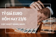 Tỷ giá euro ngày 23/6: Đi xuống tại phần lớn ngân hàng, chợ đen quay đầu giảm