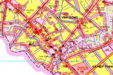 Bản đồ quy hoạch giao thông xã Vĩnh Công, huyện Châu Thành, tỉnh Long An đến năm 2030