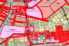 Bản đồ quy hoạch giao thông xã Lương Hoà, huyện Bến Lức, tỉnh Long An