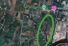 Đất có quy hoạch ở xã Lương Hoà, huyện Bến Lức, tỉnh Long An