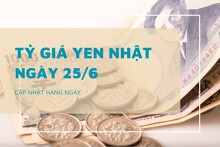 Tỷ giá yen Nhật hôm nay 25/6: Tiếp đà tăng ở ngân hàng và chợ đen