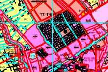 Bản đồ quy hoạch giao thông thị trấn Thủ Thừa, huyện Thủ Thừa, tỉnh Long An