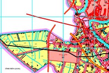Bản đồ quy hoạch giao thông xã Mỹ An, huyện Thủ Thừa, tỉnh Long An