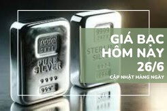 Giá bạc hôm nay 26/6: Bạc miếng áp sát 1,45 triệu, bạc thỏi tăng vọt hơn 400.000 đồng/kg